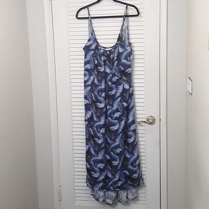 Micoh Palm Tree Leaves Summer Dress Cover Up